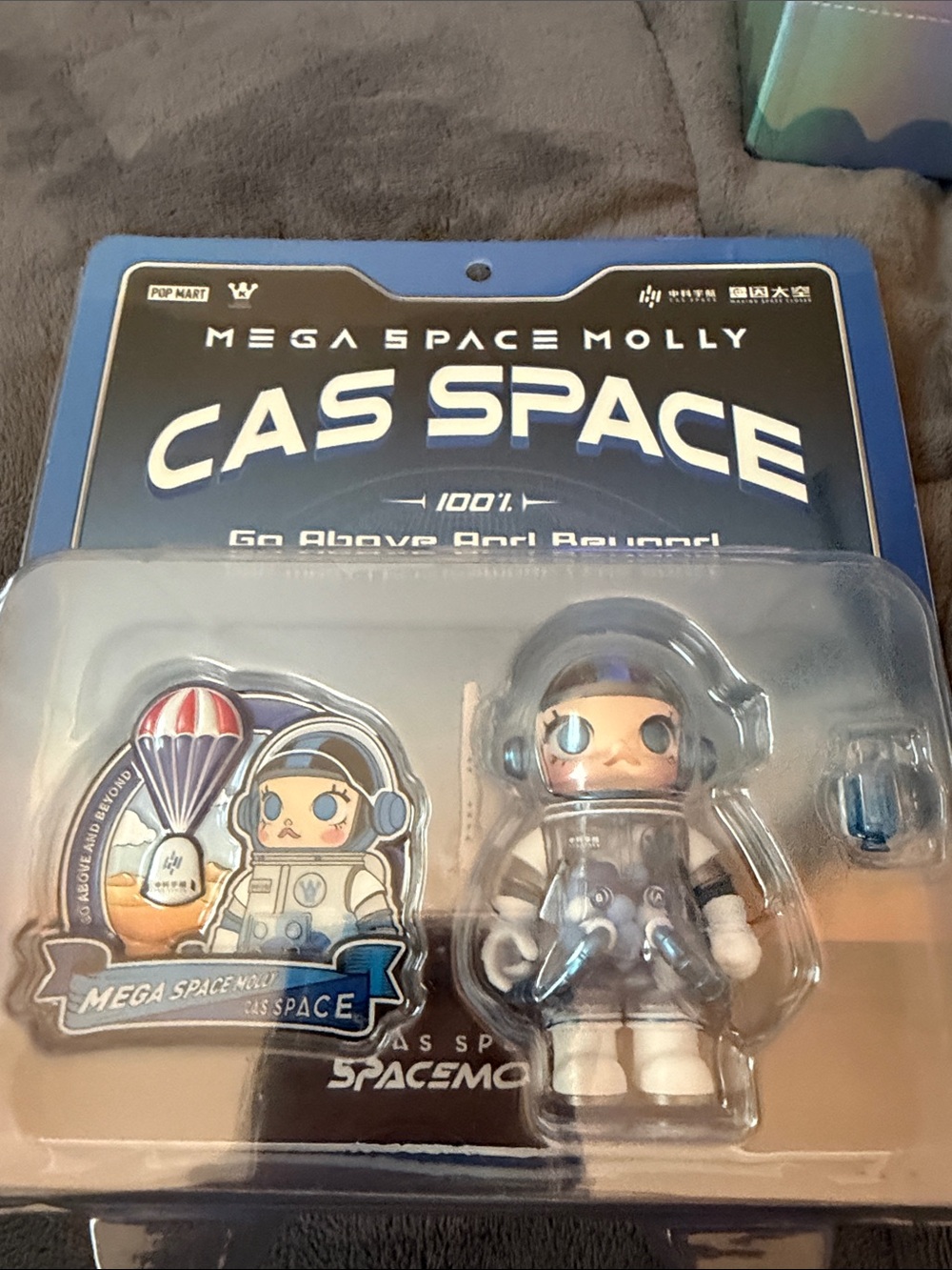 Mega Space Molly CAS SPACE Figure - includes pin. Sealed Hangcard.